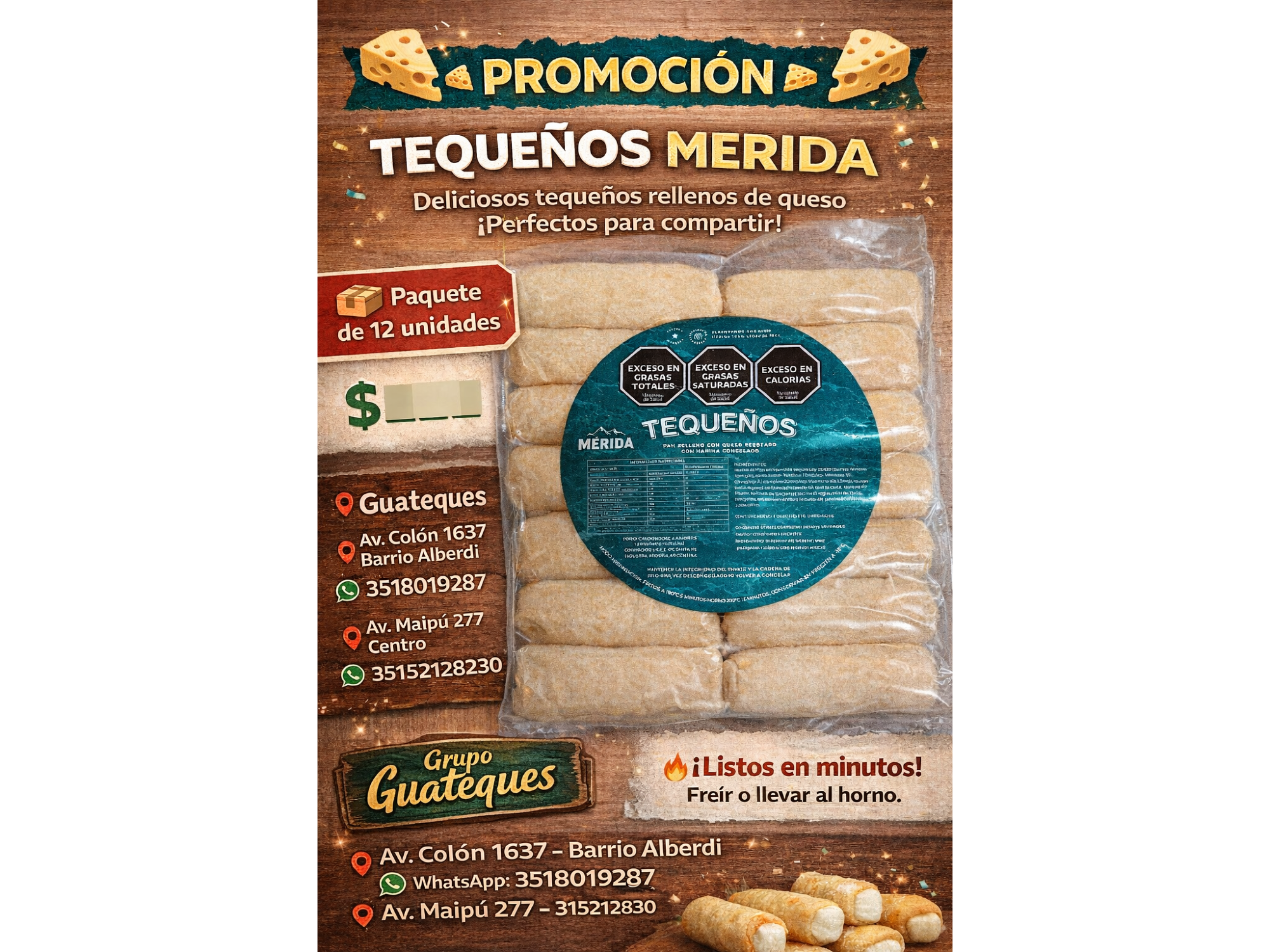 3  Doc Tequeños De Queso Merida