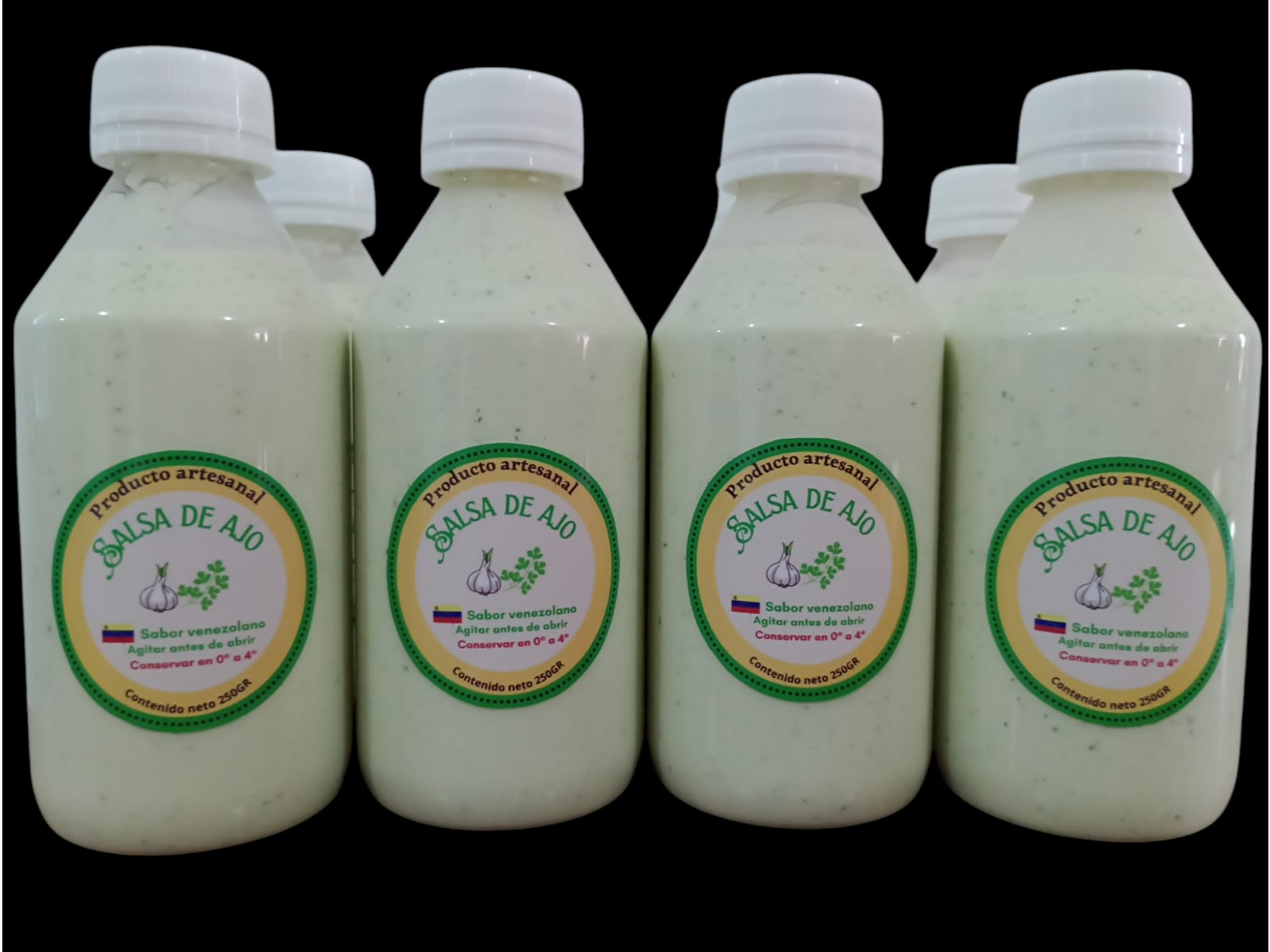 Salsa de Ajo 250 ML (Marca Pica 3 )