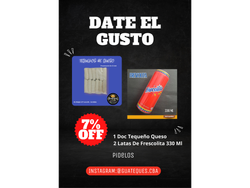 Docena Tequeño Guariqueso + 2 Frescolita 330 Ml
