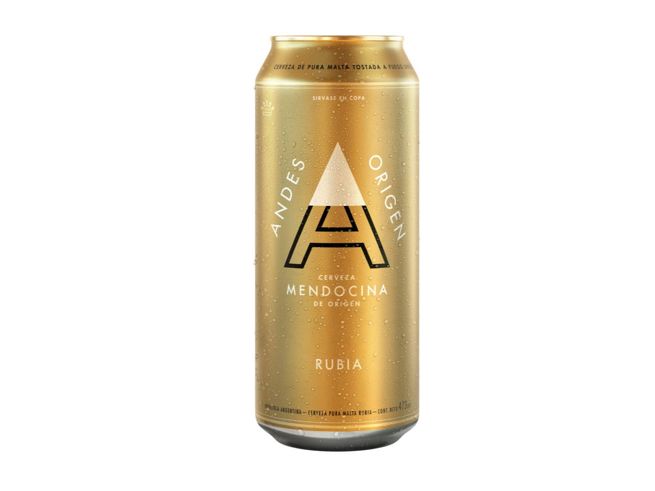 Andes Rubia en lata 473ml