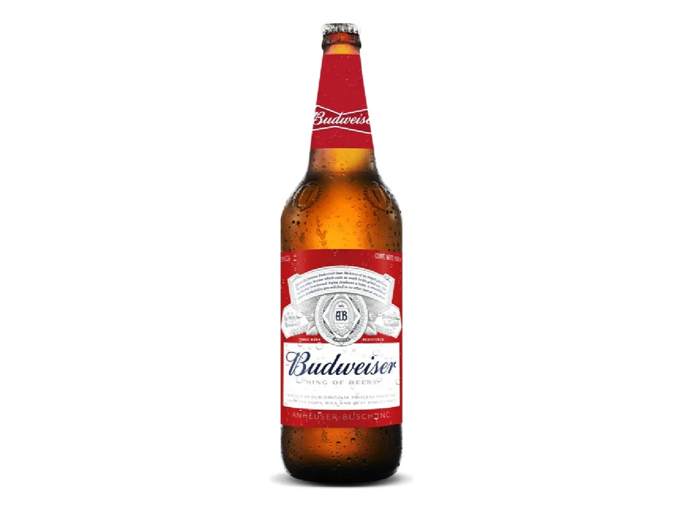 Budweiser de litro retornable