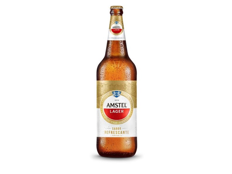 Amstel de litro retornable