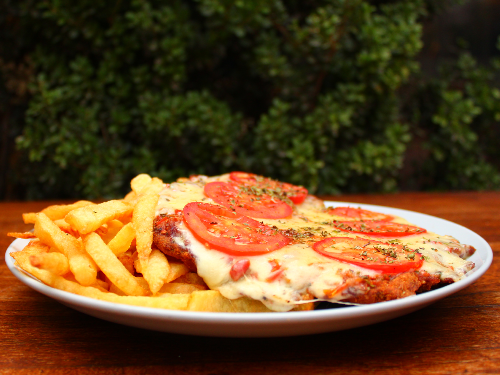 Milanesa napolitana + bebida