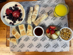 Tablita desayuno dulce veggie