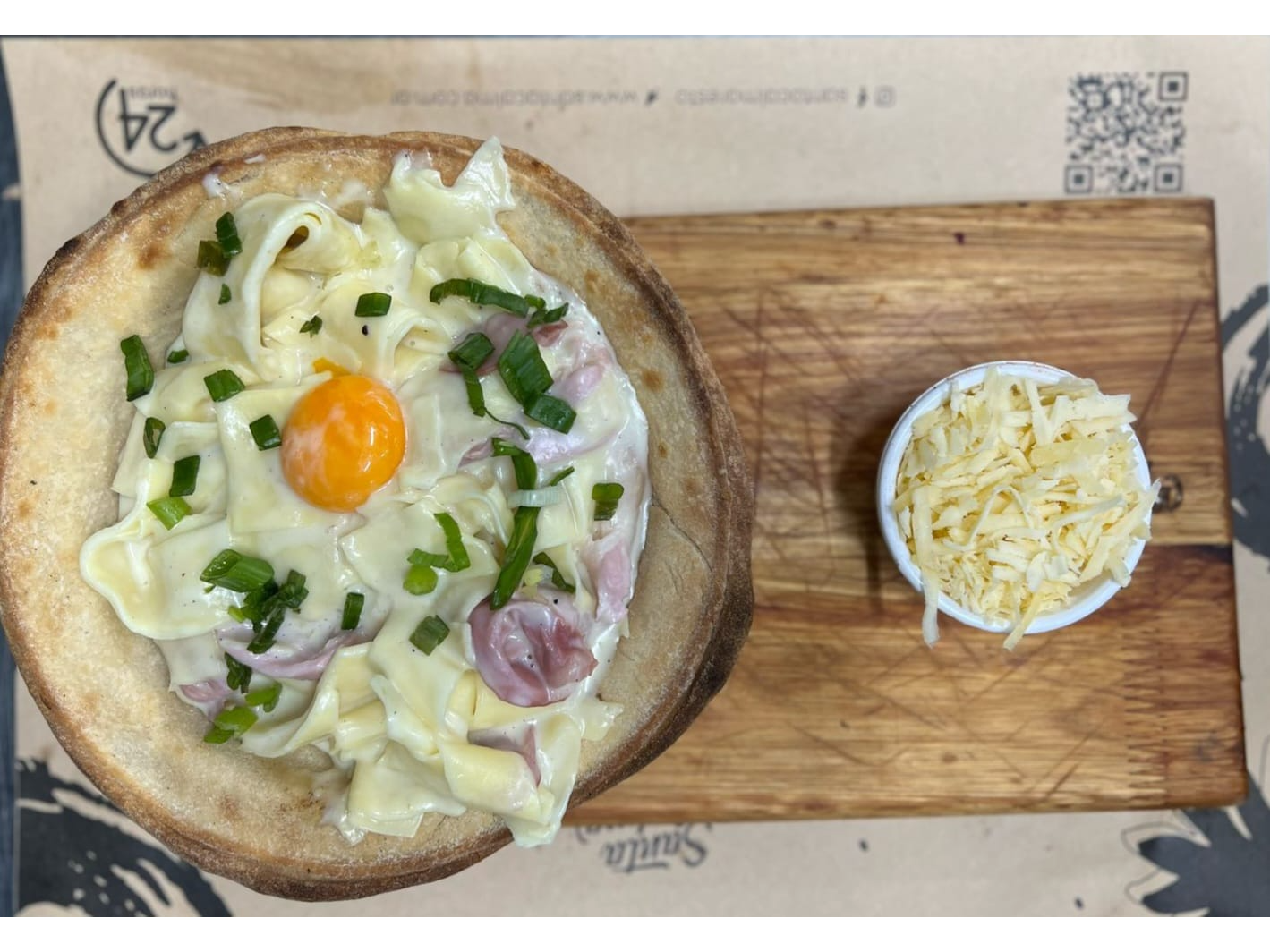 Papardelle's carbonara
