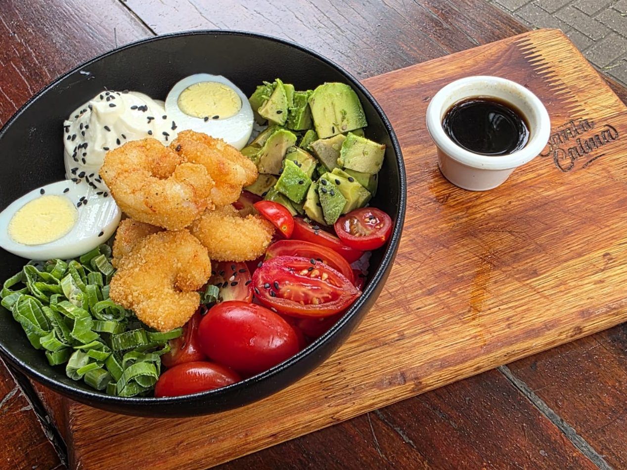 Gohan de langostinos