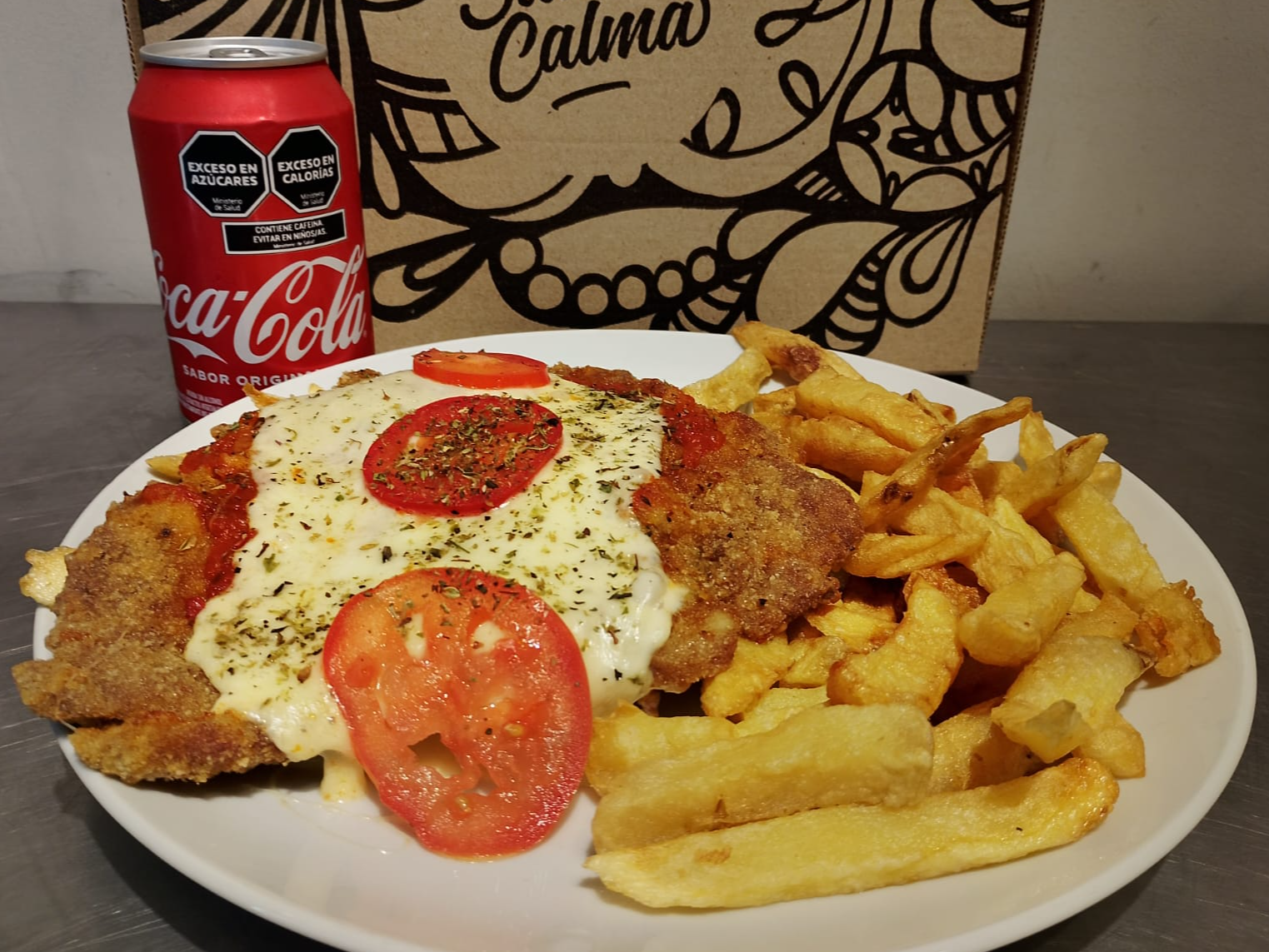 Milanesa napolitana + bebida