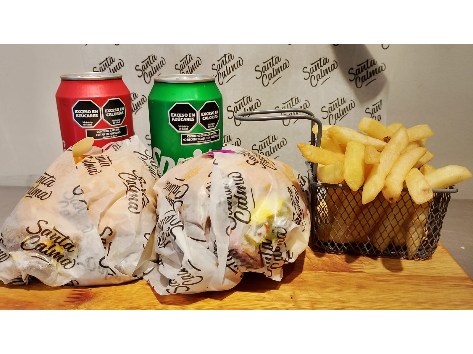 2 Hamburguesas + 2 Bebidas