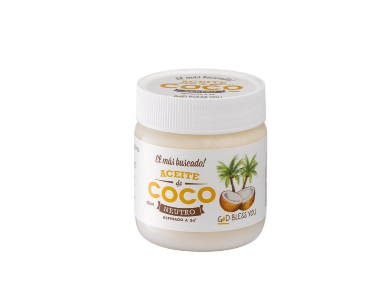 Aceite de Coco Neutro x 225ml God Bless You