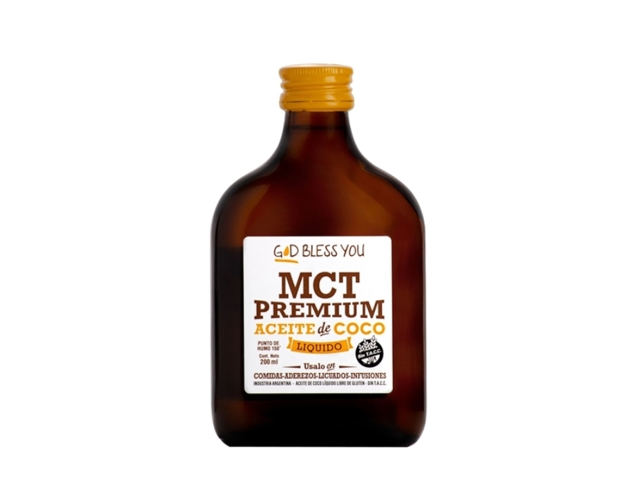 Aceite de coco MCT God Bless You x 200ml