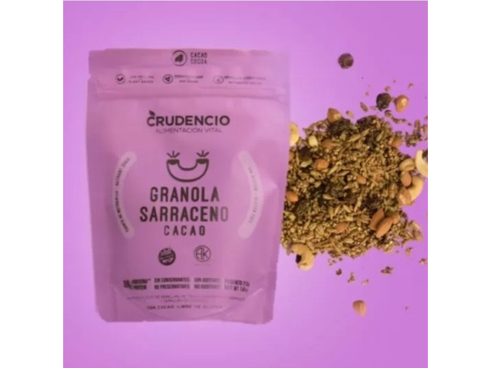 Granola Sarraceno y Cacao . Crudencio