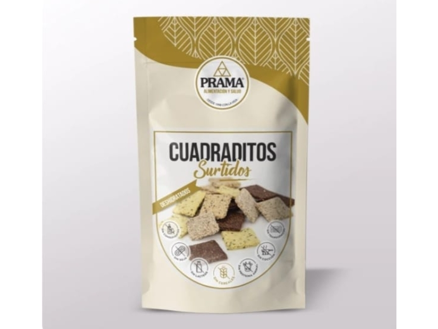 Cuadraditos Surtidos x100g (Raw) Prama