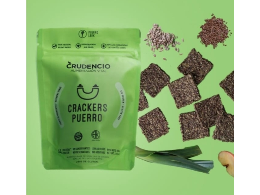 Crackers de Puerro Crudencio