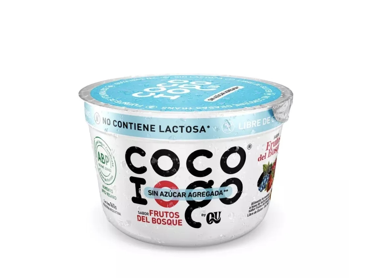 Yogurt de Frutos del Bosque a Base de coco . IOGO