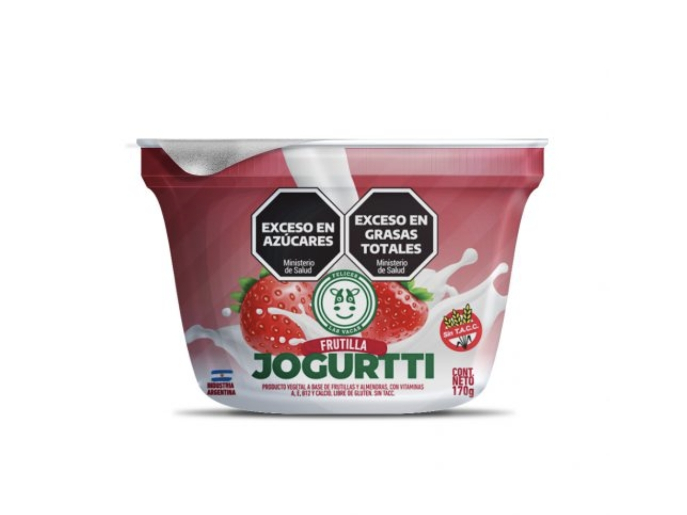 Yogurt de Almendras sabor Frutilla Felices las Vacas