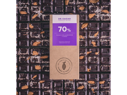 Chocolate Cacao 70% con almendras Dr.Cacao
