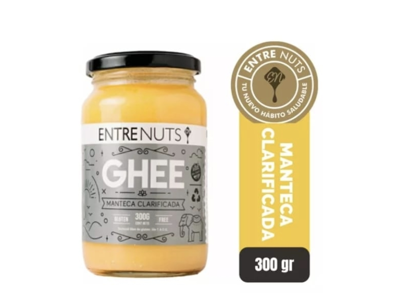 Ghee (Manteca Clarificada) Entrenuts x 300g