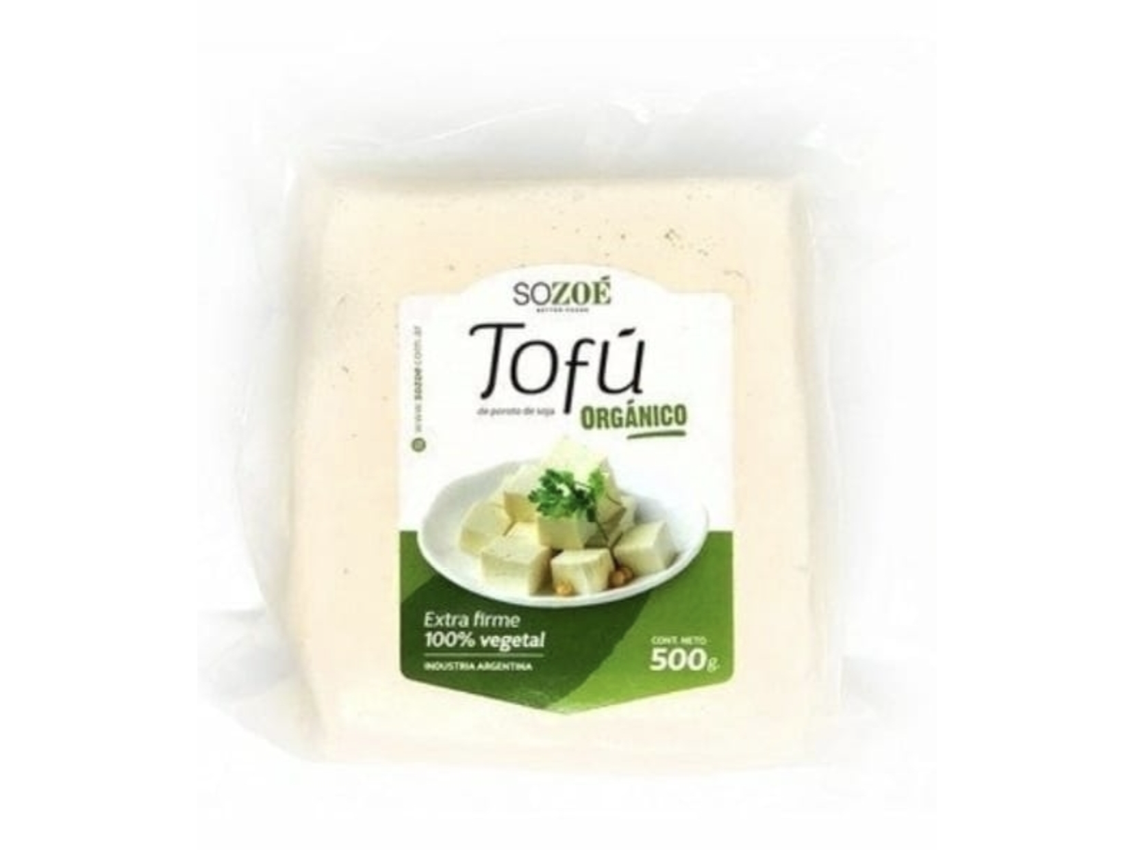 Tofu Orgánico x 500g .  Sozoé