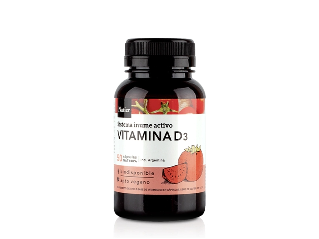 Vitamina D3 Cápsulas x 50u Natier