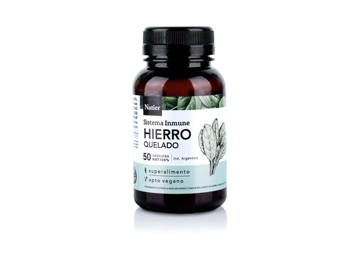 Hierro Quelado - Anemia Cápsulas x50u Natier