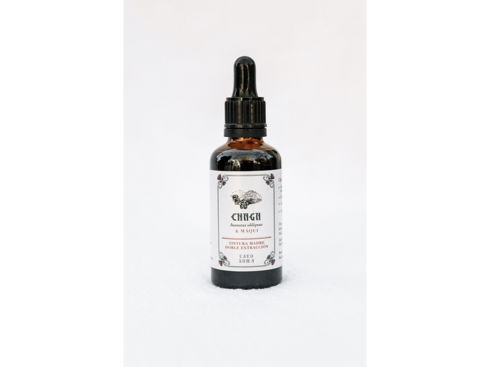 Tintura Madre de Chaga con Maqui x 50ml  . Caro Soma