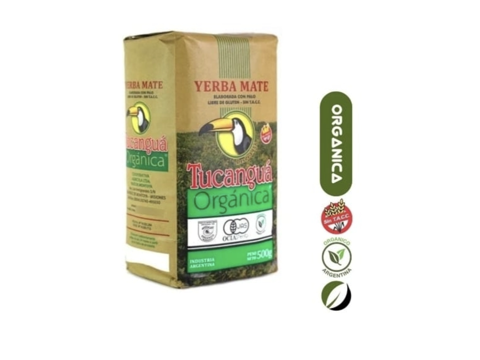 Yerba Mate Orgánica x 500g Tucanguá