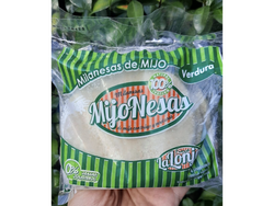 Milanesas de mijo con verdura . Finca La Lonja