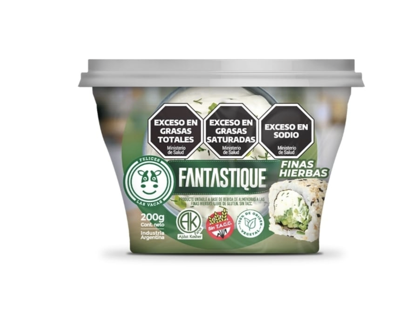 Untable de ALMENDRAS Fantastique Finas Hierbas. Felices Las Vacas