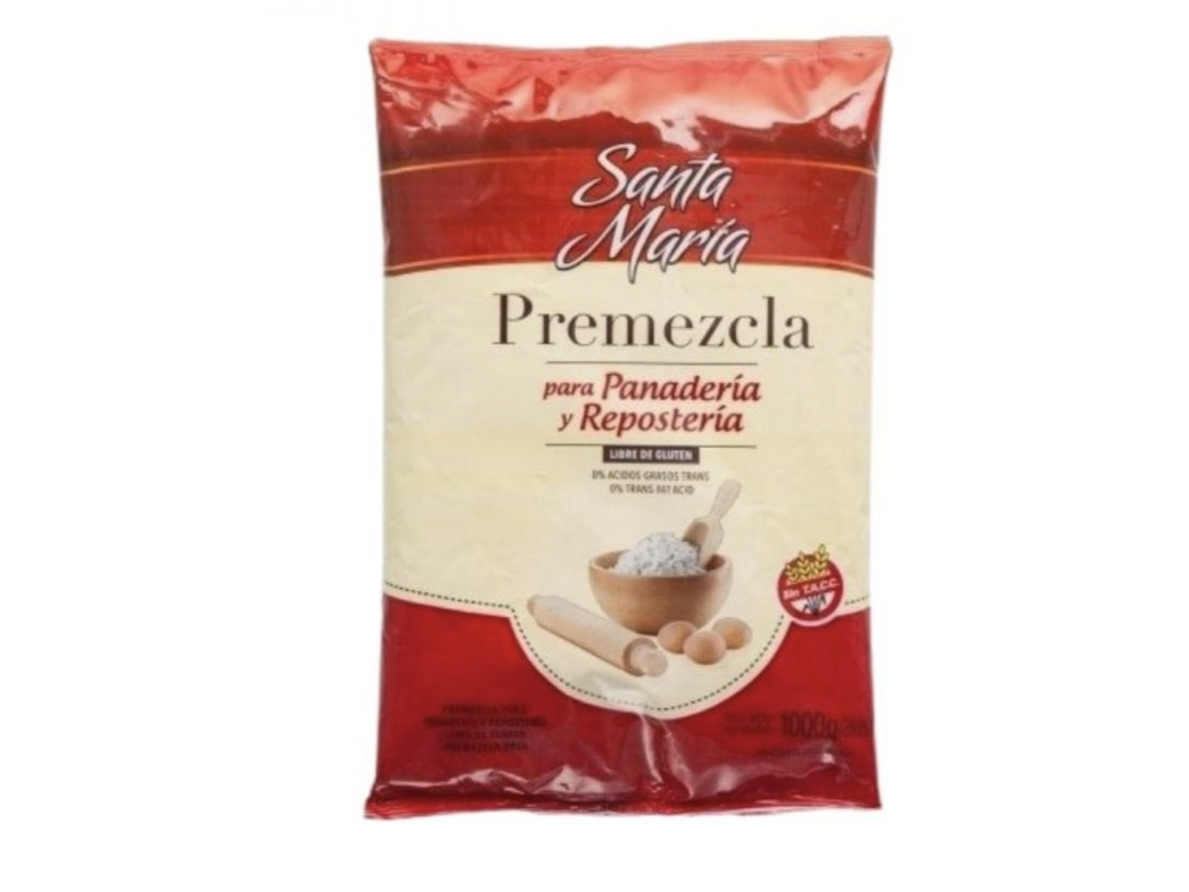 Premezcla Panaderia y Repostería SIN TACC Santa Maria 1 Kg