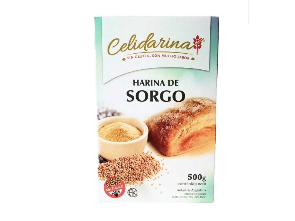 Harina de Sorgo Celidarina x 500 g SIN TACC