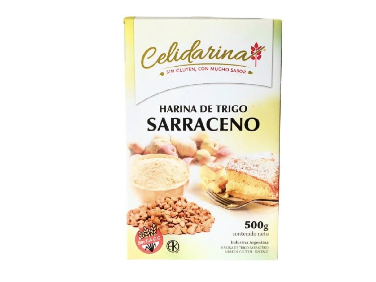 Harina de Trigo Sarraceno Celidarina x 500 g SIN TACC