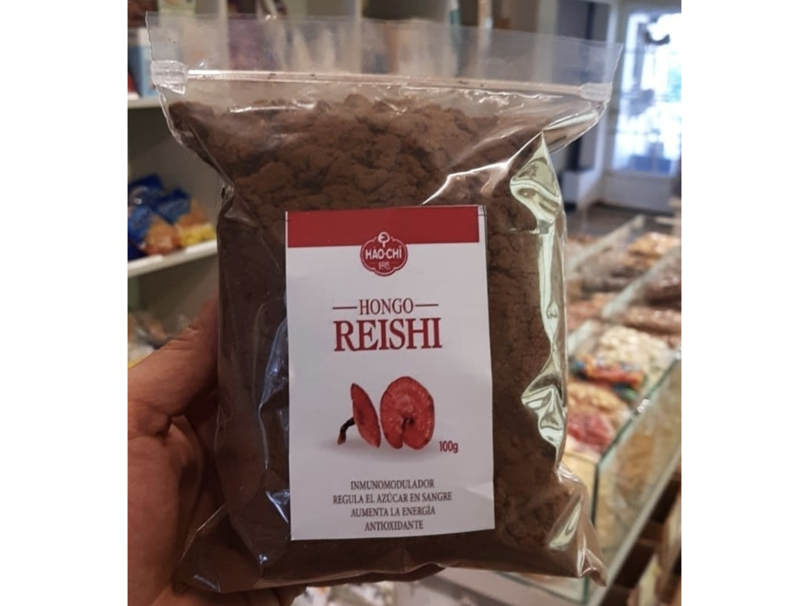 Hongo Reishi Micropulverizado x 100g . Hao Shi