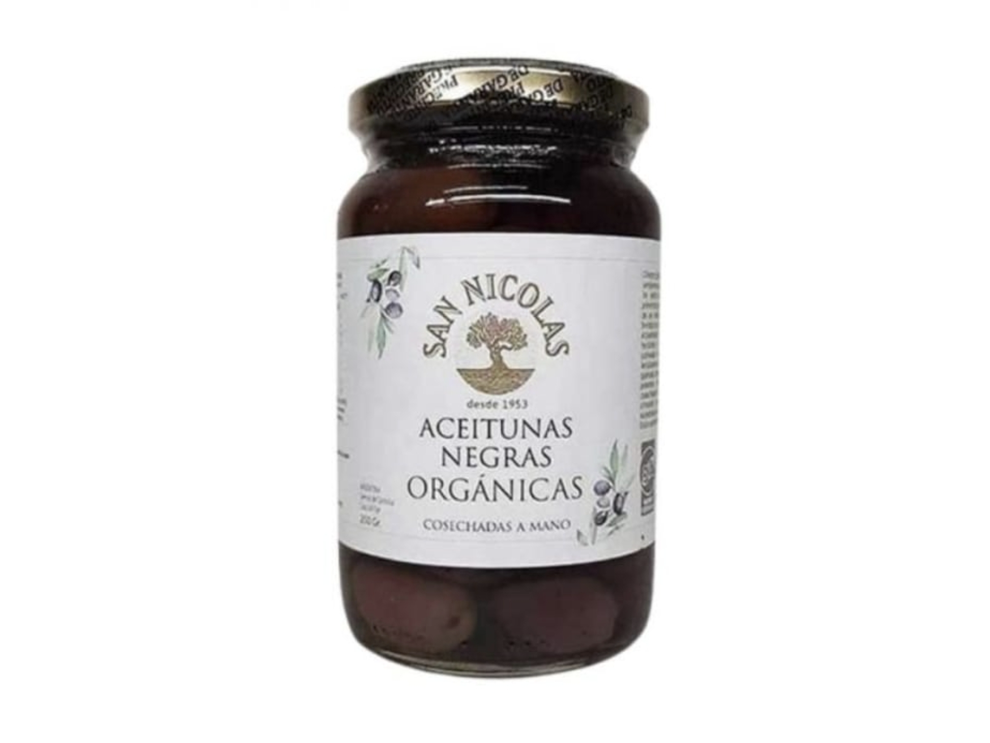 Aceitunas Negras Orgánicas x 250g San Nicolas