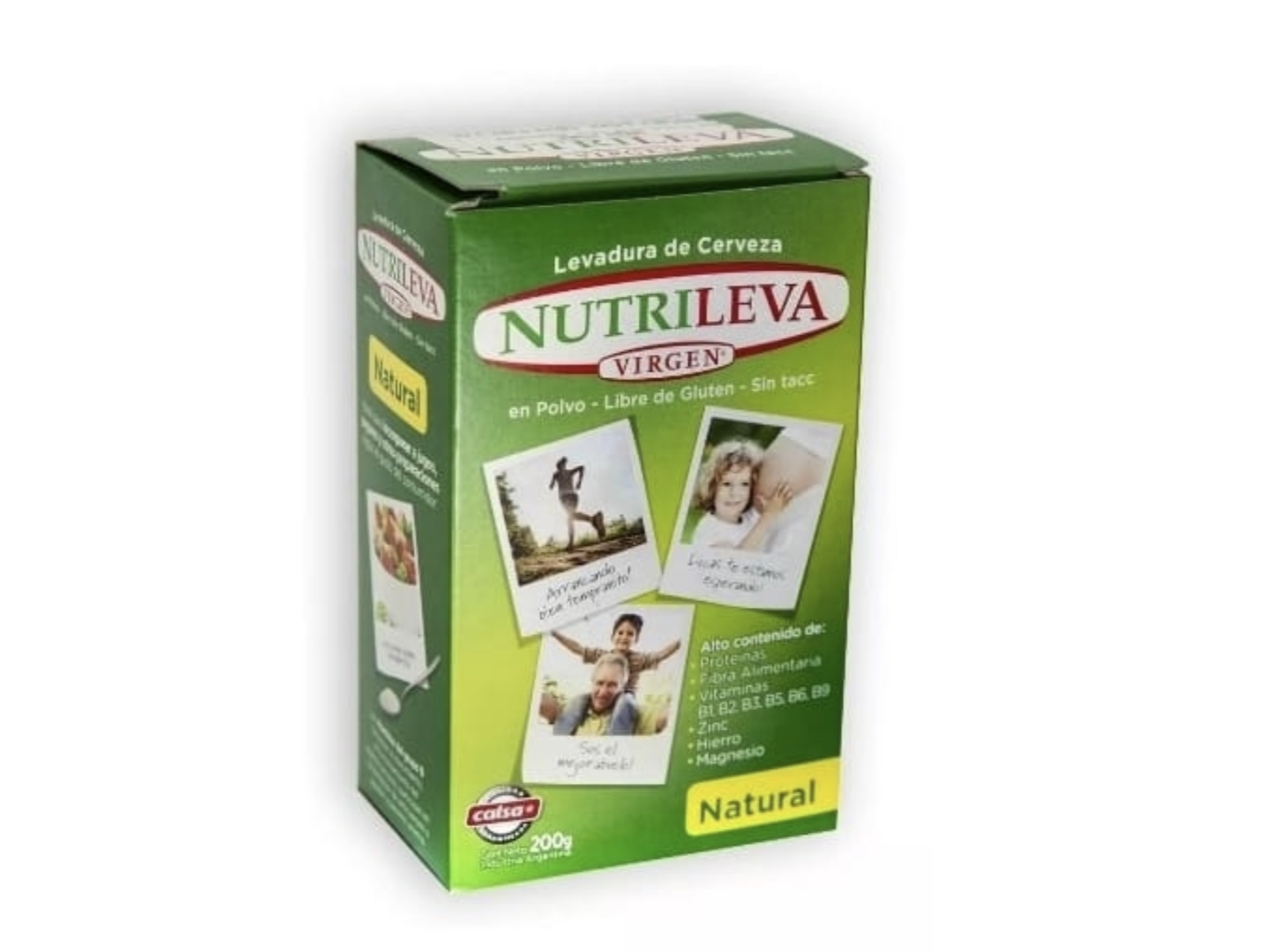 Levadura en polvo natural . Nutrileva