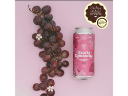 Kombucha Bravía sabor Uva x 354ml