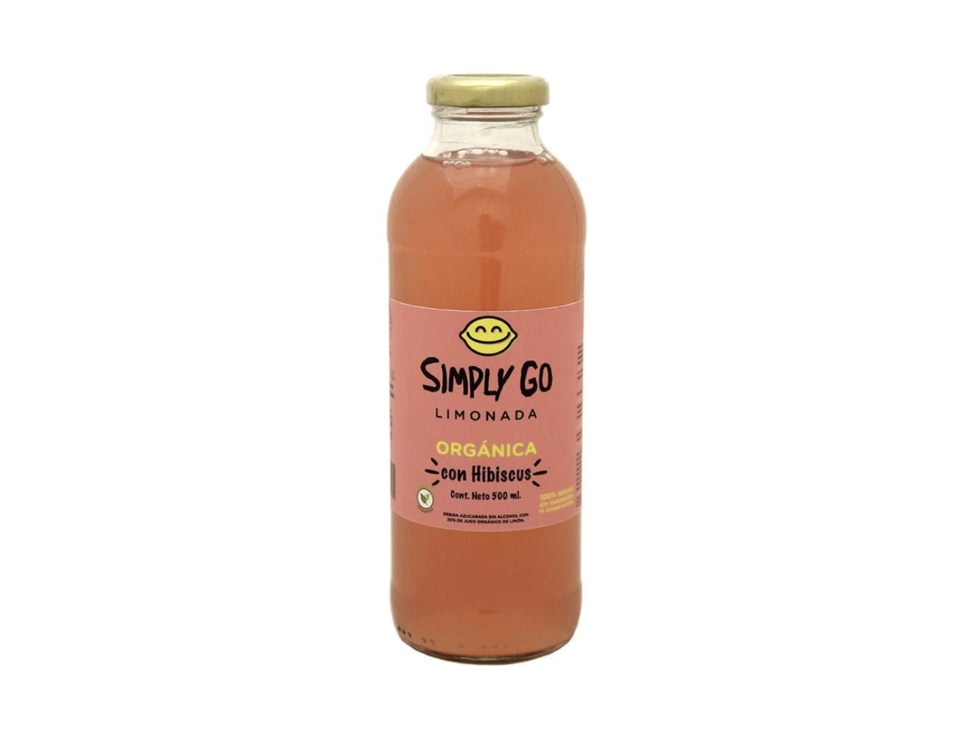 Limonada con Hibiscus Simple Go x 500ml