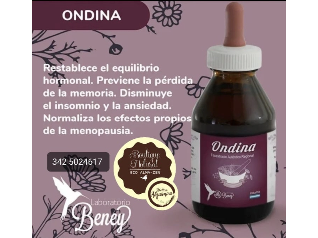 Fitoextracto Ondina Beney