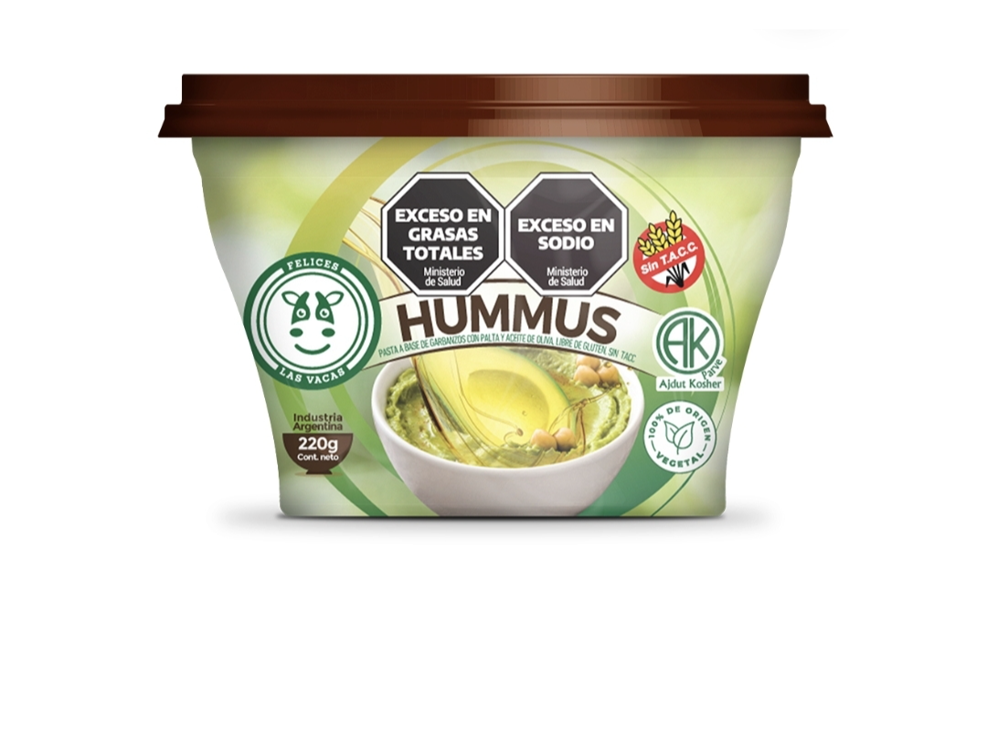 HUMMUS DE PALTA Y OLIVA x 220g Felices Las Vacas