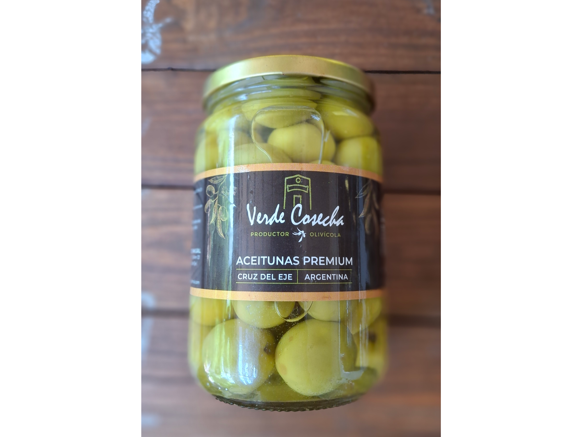 Aceitunas Verdes Premium x 500g . Verde Cosecha