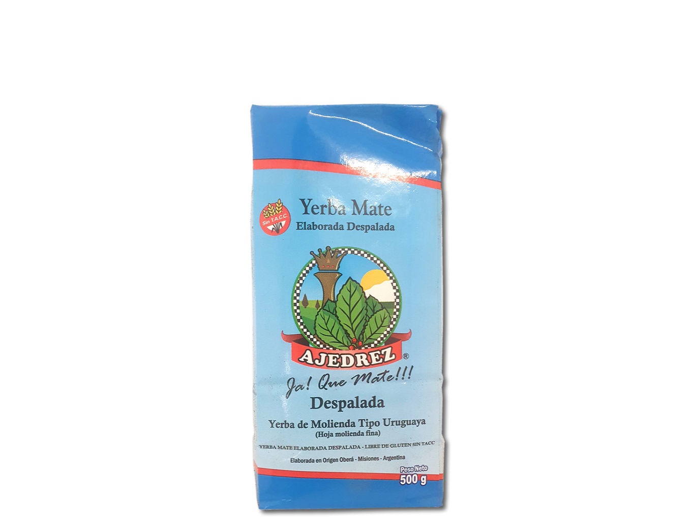 Yerba Mate Despalada x 500g . Ajedrez