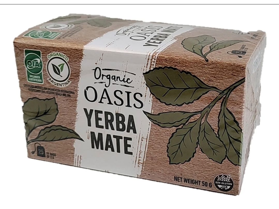 Yerba Mate x 25 Saquitos ( Mate Cocido) Oasis
