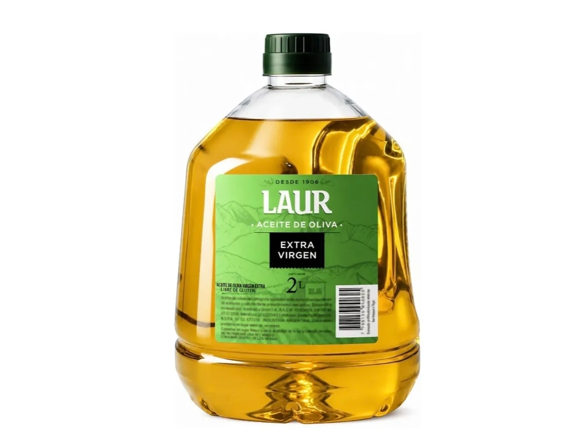 Aceite de Oliva x2L Extra Virgen Sin Tacc . LAUR