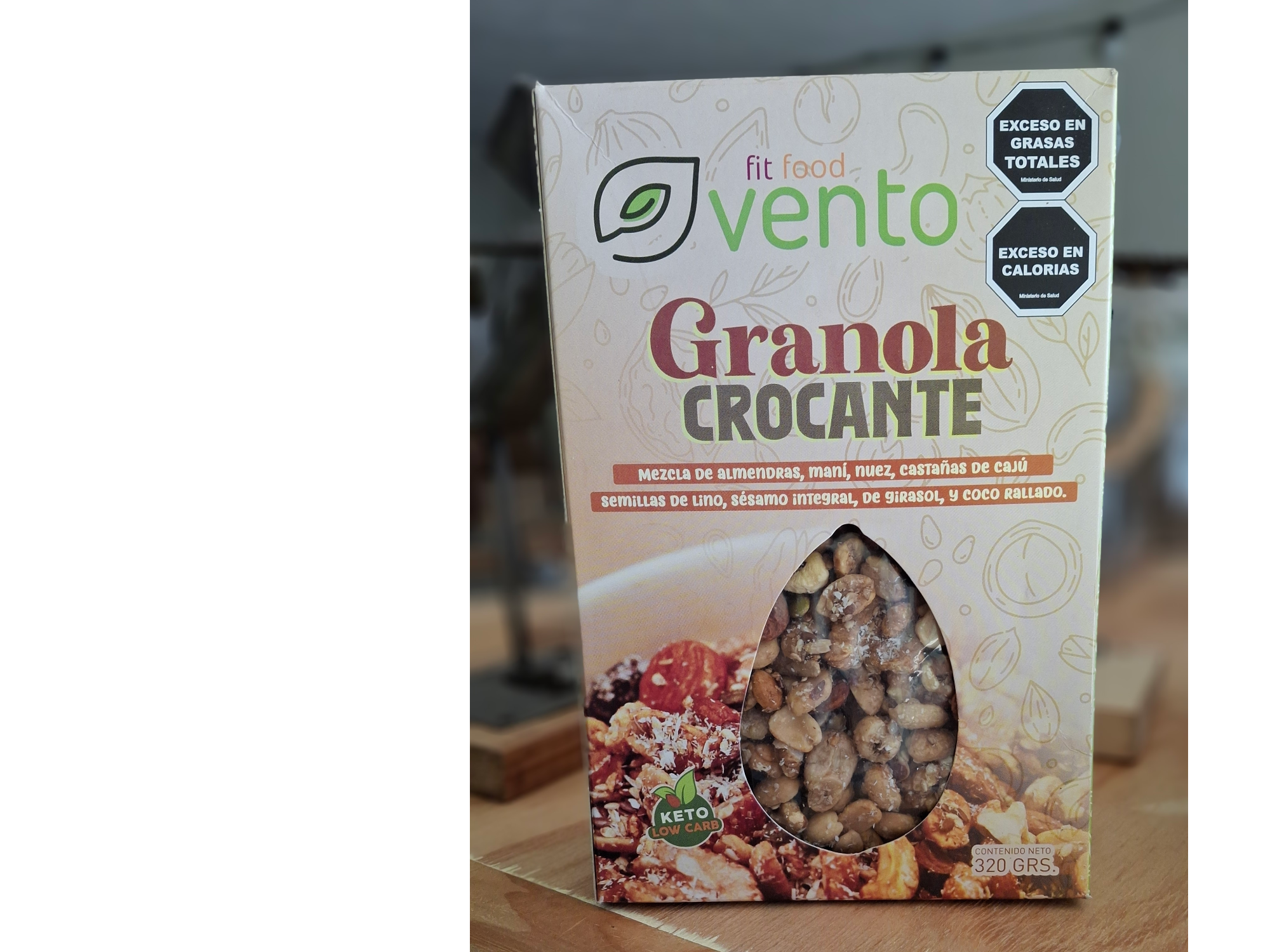 Granola Crocante Keto . Vento