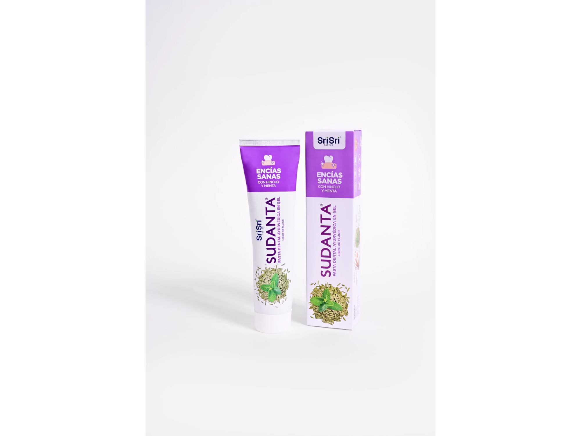 Pasta dental sudanta encías sanas en gel 200gr . Sri Sri