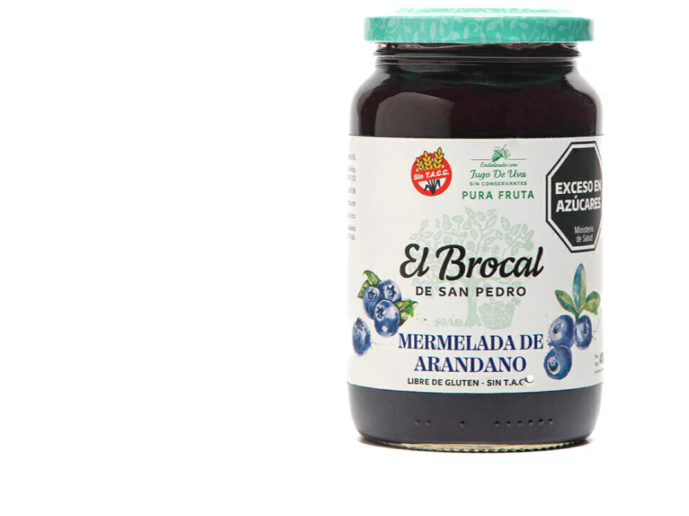 Mermelada de Arándanos light . El Brocal