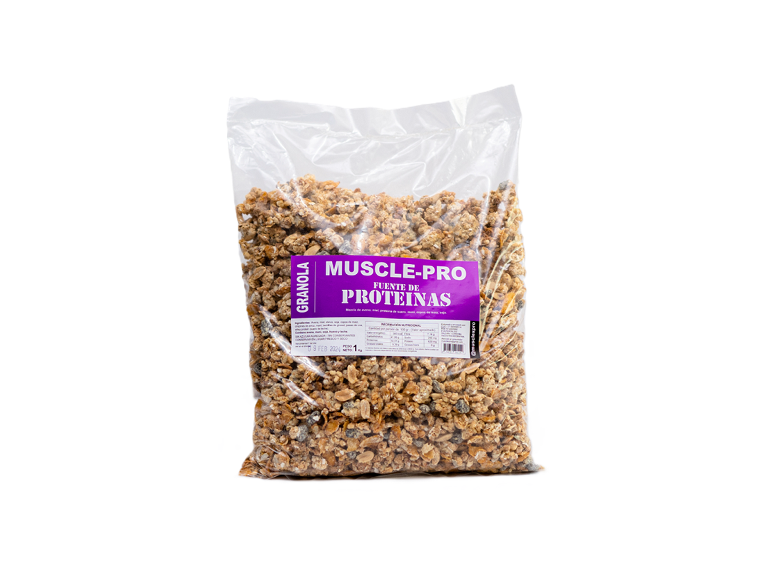 GRANOLA PROTEICA X 1 KG. MUSCLE PRO
