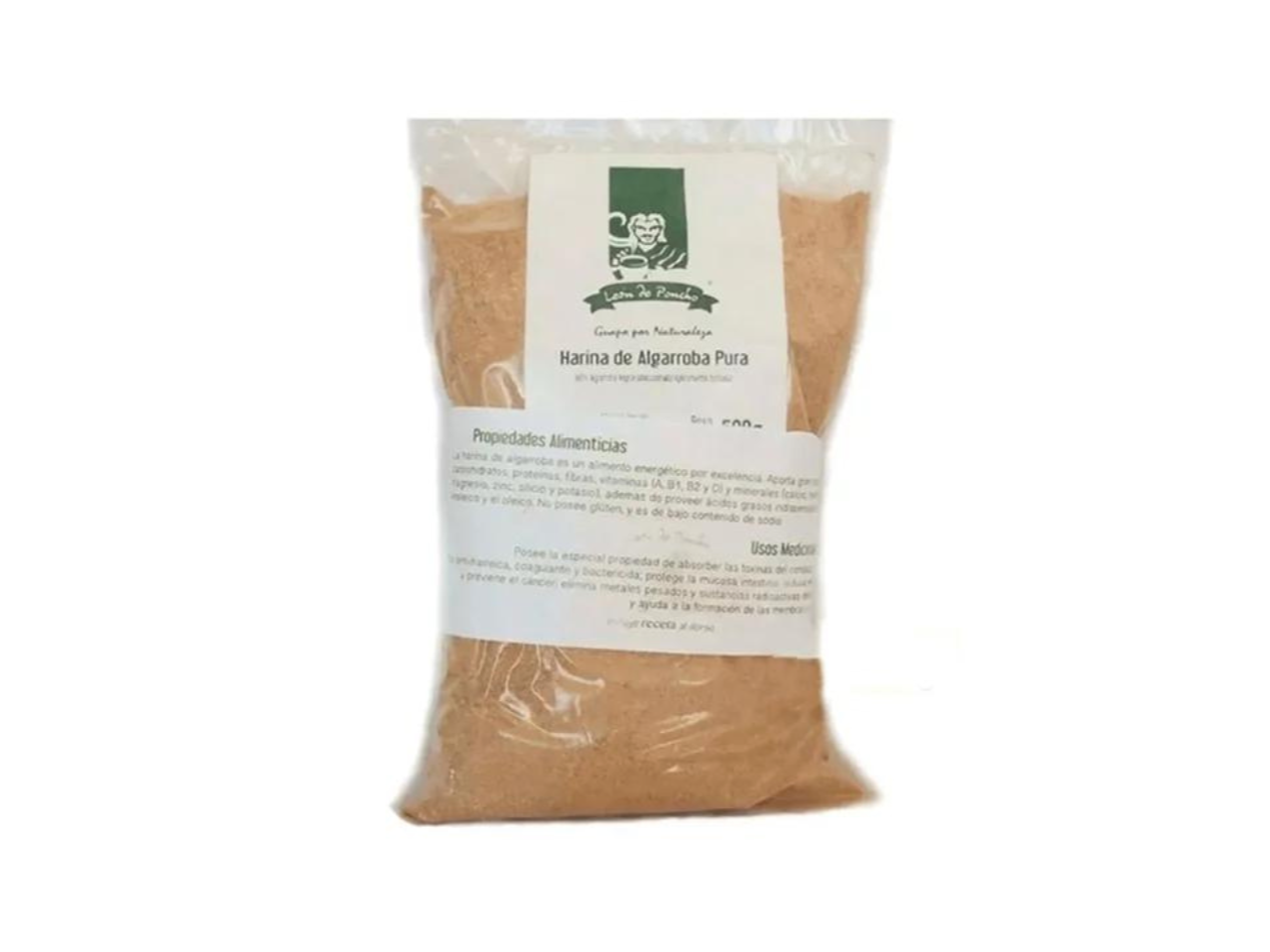 Harina de Algarroba x 500g . LEON DE PONCHO
