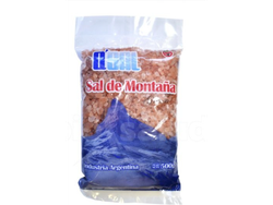 Sal de Montaña gruesa ( Rosa) x500g . Q Sal