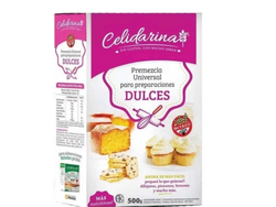 Premezcla para masas frolas, pepas, muffins, brownie y bizcochuelo Celidarina x 500 g