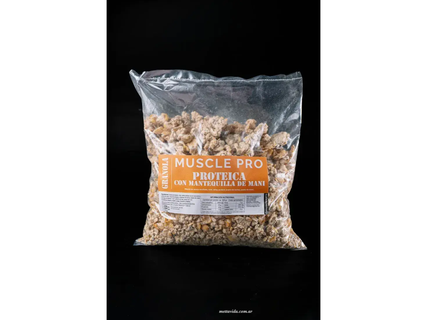 Granola MUSCLE PRO PROTEICA + MANTEQUILLA DE MANI x1K